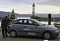 Ein Kfz-Sachverständiger versiegelte den Tankdeckel des Ibiza Ecomotive beim Start im Hafen von Lindau. Nach dem einzigen Tankstopp in Flensburg wurde das Fahrzeug erneut von einem Kfz-Sachverständigen versiegelt.